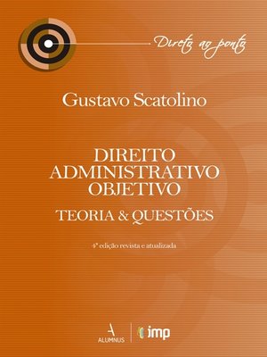 cover image of Direito administrativo objetivo